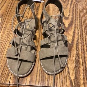 Old navy, tie up Sandals